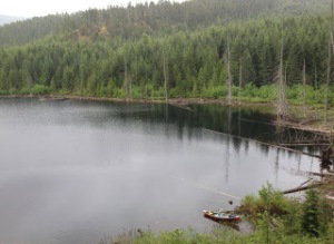 Echo Lake in Pemberton BC